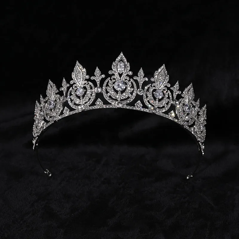 Zircon Tiaras Wedding Rhinestone Headband Bridal Hair Accessories